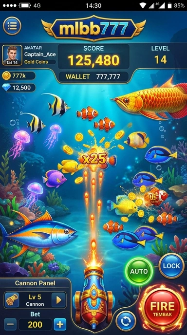 Screenshot antarmuka pengguna mlbb777 yang bersih dan rinci.